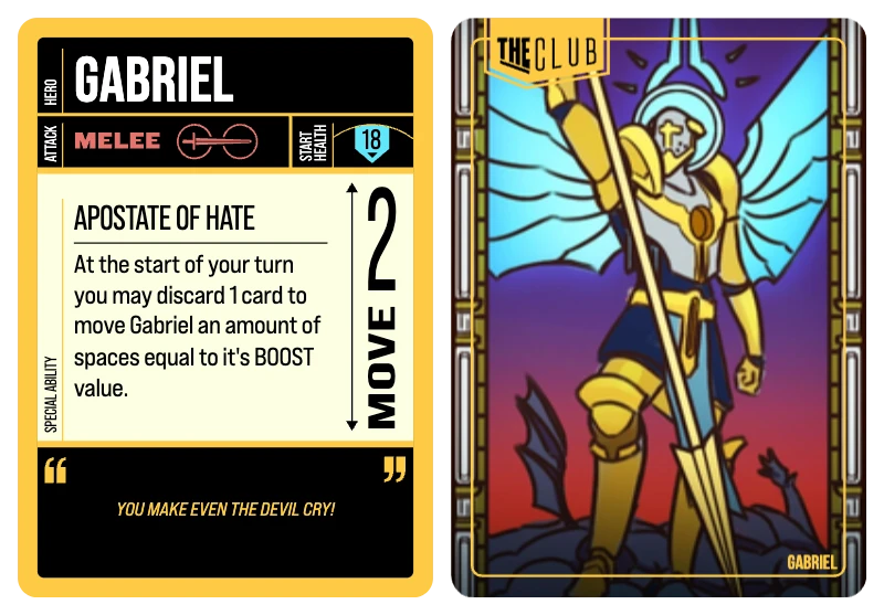 The Unmatched Club | Fan Deck - Gabriel