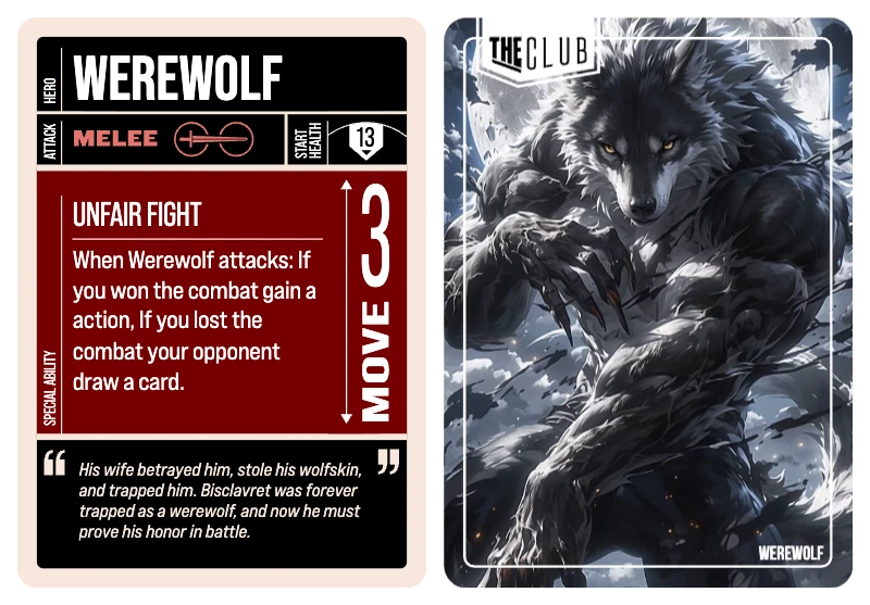 The Unmatched Club | Fan Deck - Werewolf